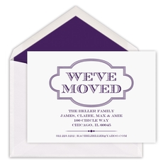 Retro Sign Moving Announcements - Raised Ink