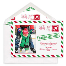 Seasons Greetings Holiday Photo Cards