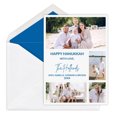 Holiday Collage Flat Holiday Photo Cards
