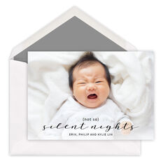 Not So Silent Nights Holiday Photo Cards