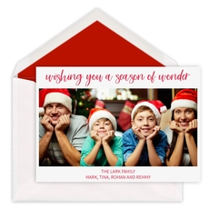 Season of Wonder Holiday Photo Cards