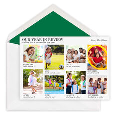 Our Year in Review Holidays Photo Cards