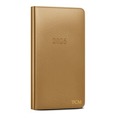 2026 Weekly Pocket Leather Planner (3.25 x 6 in)