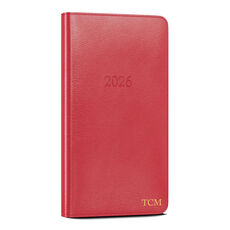 2026 Weekly Pocket Leather Planner (3.25 x 6 in)