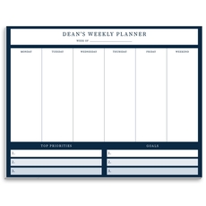 Colored Border Weekly Scheduler