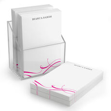 Elegant Flourishes Stack of Small Notepads