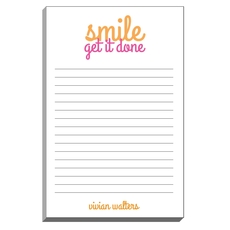 Smile Get It Done Notepad