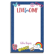 Live For Camp Notepads