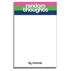 Random Thoughts Notepad