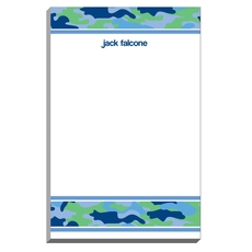 Blue Camo Notepads