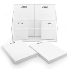 Classic Initial Notepad Set (6 Pads)