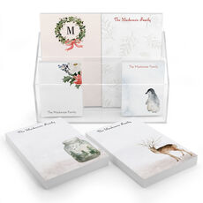 Winter Snow Notepad Set (6 Pads)