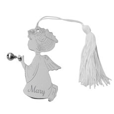 Angel with Bell Ornament with White Tassel