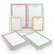 Pastel Borders Notepad Set (6 Pads)