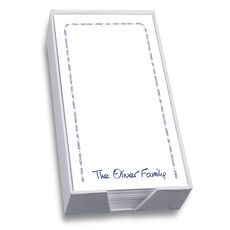 Family Arch List in Anthony Type with White Paperboard Holder