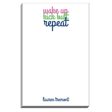 Wake Up Kick Butt Repeat Notepads