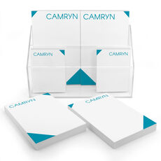 Colored Corners Notepad Set (6 Pads)