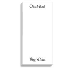 Mitchell List Sheets - REFILL ONLY