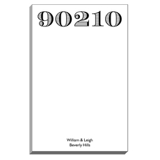 Big Zip Code Notepad