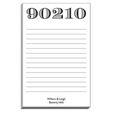 Big Zip Code Notepad