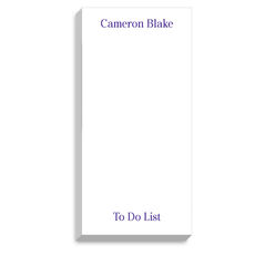 Cameron List Sheets - REFILL ONLY
