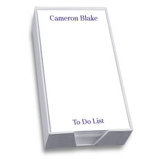 Cameron List Sheets with White Paperboard Holder