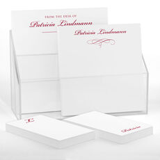 Elegant Script Notepad Set (4 Pads)