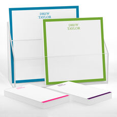Essential Bordered Notepad Set (4 Pads)