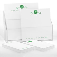 Scroll Initial Notepad Set (4 Pads)