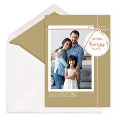 Holiday Package Flat Photo Holiday Cards