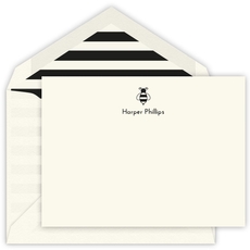 Bumble Bee Flat Note Cards-Letterpress