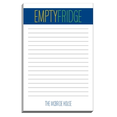 Empty Fridge Chunky Notepad