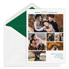 Merry Little Moments Flat Holiday Photo Cards