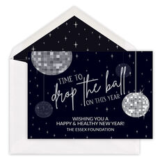 Time To Drop The Ball New Year Cards