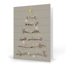 Rustic Tree Holiday Cards