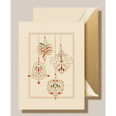 Holiday Jeweled Ornaments Holiday Cards