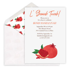 Pomegranate Invitations