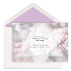 Apple Blossom Jewish New Year Cards