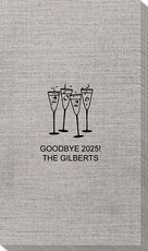 2026 New Years Glasses Bamboo Luxe Guest Towels