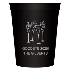 2026 New Years Glasses Stadium Cups