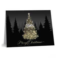 Shimmering Tree Holiday Cards