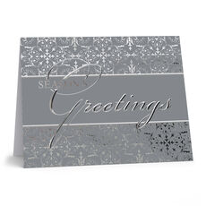 Silver Greetings Folded Holiday Cards