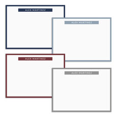 Modern Minimalist Flat Note Card Collection