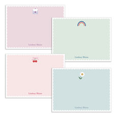 Charming Flat Note Card Collection