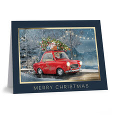 Santa's Delivery Folded Holiday Cards