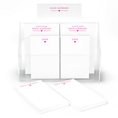 Mini Heart Notepad Set (7 Pads)