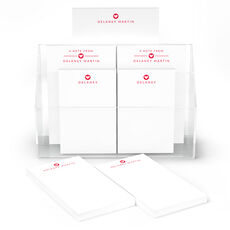 Modern Heart Notepad Set (7 Pads)