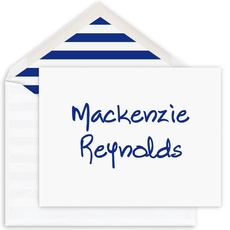 Studio Large Text Folded Note Cards - Raised Ink