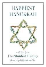 Vine Wrapped Star of David Gift Stickers