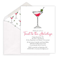 Classic Martini Invitations